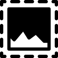 Painting Landscape Framed Line Tracing Svg Vector, Free Vectors File